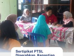 Sertipikat PTSL Diserahkan,Kepastian Hak Warga Semakin Jelas
