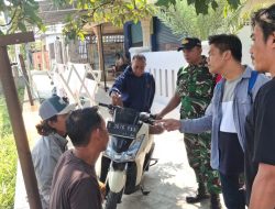 Babinsa Serda Abdul Hakim Lubis Gelar Komsos Bersama Warga Desa Kedokan Agung, Ajak Jaga Kebersihan dan Hemat Air