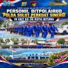 Ditpolairud Polda Sulut Berpartisipasi dalam Upacara HUT ke-36 Kota Bitung