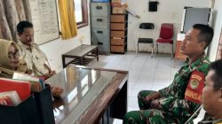 Babinsa Karangmalang Pererat Silaturahmi dengan Pegawai Kelurahan, Ajak Warga Jaga Kamtibmas dan Hindari Judol