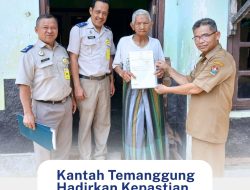 Kantah Temanggung Hadirkan Kepastian Hak melalui PTSL
