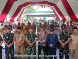 Wujud Sinergitas TNI-Polri, Kapolres Boltim Hadiri Peresmian Renovasi Koramil Kotabunan