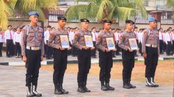 Kapolda Sulut Pimpin Upacara PTDH 22 Personel, Empat Diproses Secara Simbolis
