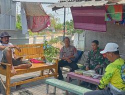 Perkuat Keamanan dan Kepedulian Lingkungan, Koptu Sukandi Gelar Komsos di Pabean Udik