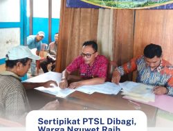 Sertipikat PTSL dibagi, Warga Nguwet Raih Kepastian Hak