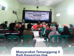 Masyarakat Temanggung II Raih Kepastian Hak melalui PTSL