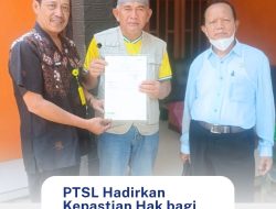 PTSL Hadirkan Kepastian Hak bagi Masyarakat Pingit