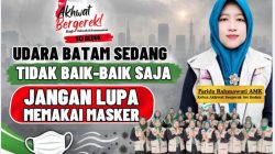 AKSI MULIA! Akhwat Bergerak Sei Beduk Batam Bagi 3500 Masker Gratis di Simpang Panbil Saat Kabut AsapTebal