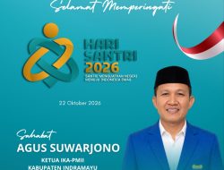 Ir.H.Agus Suwarjono.,S.T.,M.T.,: Hari Santri Bukan Sekadar Seremoni, Santri Harus Hadir Menguatkan Negeri Menuju Indonesia Emas