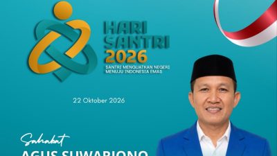 Ir.H.Agus Suwarjono.,S.T.,M.T.,: Hari Santri Bukan Sekadar Seremoni, Santri Harus Hadir Menguatkan Negeri Menuju Indonesia Emas