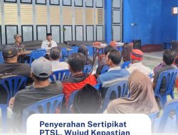 Penyerahan Sertipikat PTSL, Wujud Kepastian Hukum bagi Masyarakat