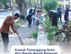 Kantah Temanggung Gelar Aksi Bersih – Bersih Peringati World Clean Up Day (WCD)