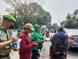 Jumat Berkah, Secata Rindam XIII/Merdeka dan Organisasi POLA Bagikan 200 Paket Makanan serta Masker di Bitung