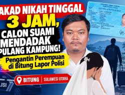 Calon Pengantin Laki-laki Kabur Jelang Akad di Bitung