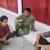 Perkuat Kemanunggalan TNI dan Rakyat, Babinsa Koptu Kanila Ajak Warga Jaga Keamanan Lingkungan