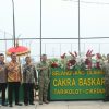 Dandim 0616/Indramayu Hadiri Peresmian GOR Cakra Baskara, Harapan Baru bagi Generasi Muda Cikedung!