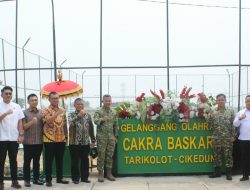 Dandim 0616/Indramayu Hadiri Peresmian GOR Cakra Baskara, Harapan Baru bagi Generasi Muda Cikedung!