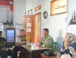 Perkuat Sinergitas TNI-Polri, Babinsa dan Bhabinkamtibmas Ajak Perangkat Desa Sukaurip Jaga Keamanan Lingkungan