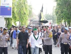 Kapolres Indramayu Apresiasi Mahasiswa Cipayung Plus, Penyampaian Aspirasi Berakhir Kondusif