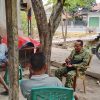 Babinsa Tanjungpura Ajak Warga Waspada Kebakaran dan Kenali Peluang Rekrutmen TNI
